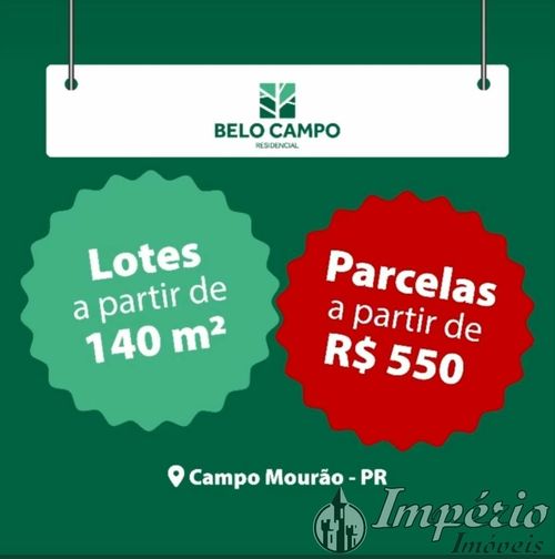 Lançamento loteamento Belo Campo Residencial, Terrenos apartir de 140m²